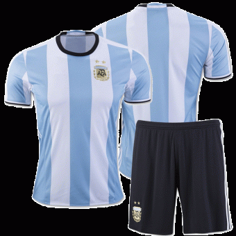 Форма игрока Сборной Аргентины Лионель Месси (Lionel Andres Messi Cuccittini) 2016/2017 (комплект: футболка + шорты + гетры)