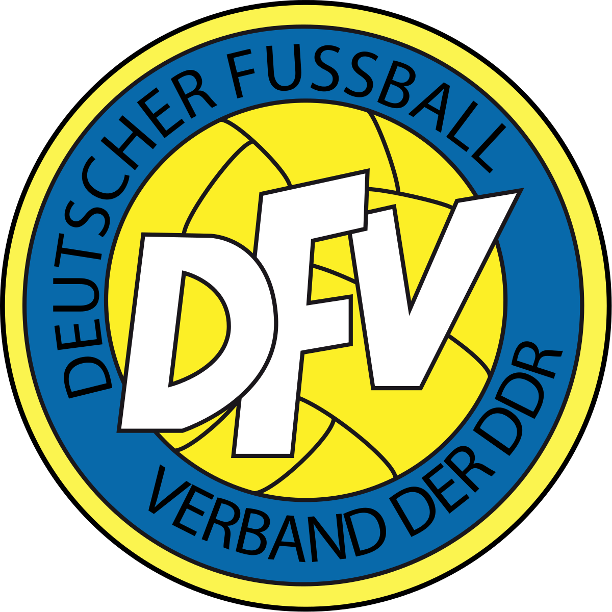 Логотип сборной ГДР по футболу