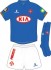 Детская форма футбольного клуба Белененсиш 2016/2017 (комплект: футболка + шорты + гетры)