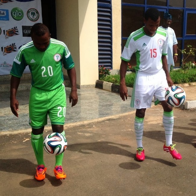 Гетры сборной Нигерии по футболу 2014/2015