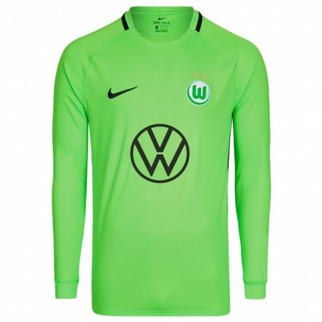 Детская футболка голкипера Вольфсбург 2019/2020 Домашняя