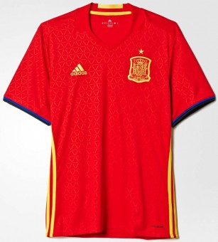 Форма игрока Сборной Испании Хуан Мата (Juan Manuel Mata Garcia) 2016/2017 (комплект: футболка + шорты + гетры)