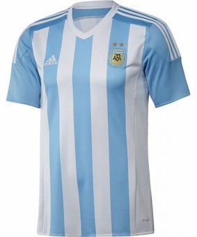 Форма игрока Сборной Аргентины Милтон Каско (Milton Oscar Casco) 2015/2016 (комплект: футболка + шорты + гетры)